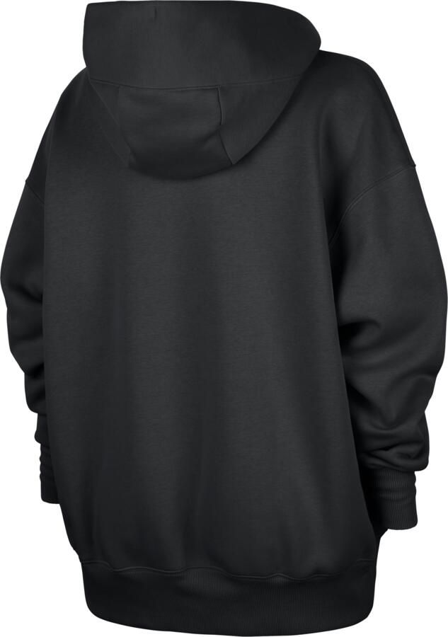 Nike Chicago Bulls City Edition NBA Phoenix Fleece Premium hoodie voor dames Zwart