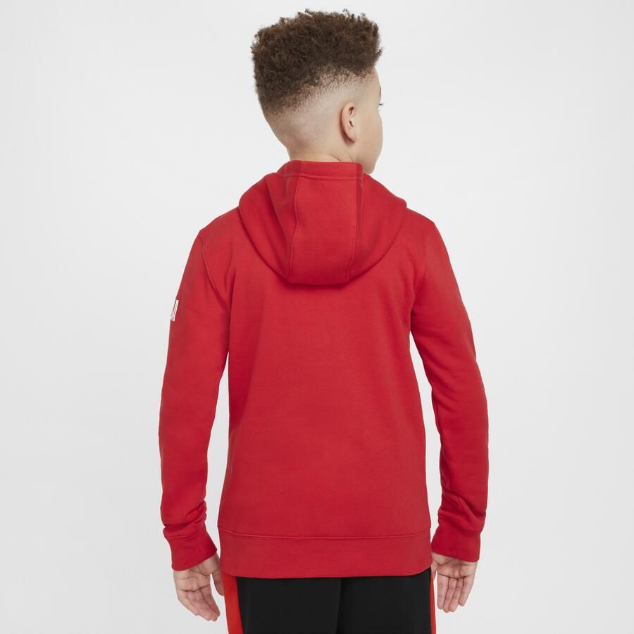 Nike Chicago Bulls Club Fleece Essential NBA-hoodie voor jongens Rood - Foto 4