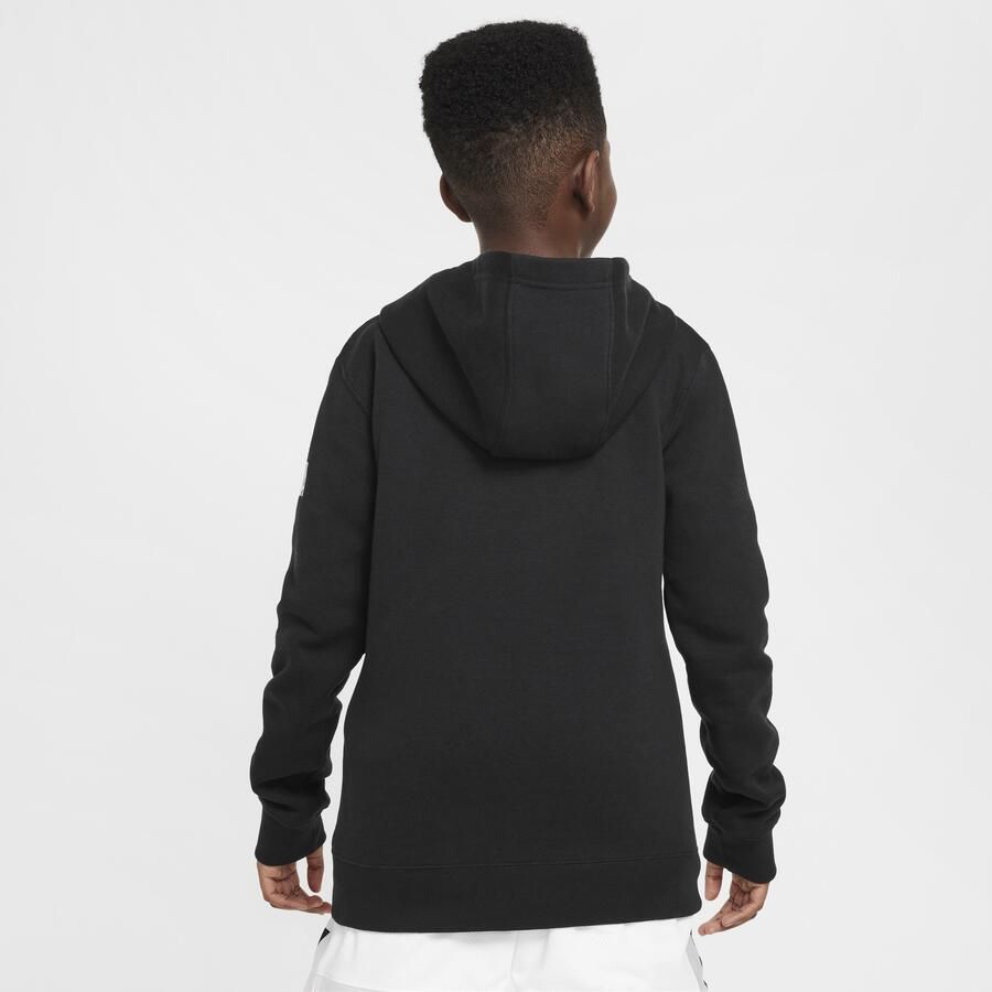 Nike Chicago Bulls Club Fleece Essential NBA-hoodie voor jongens Zwart - Foto 4