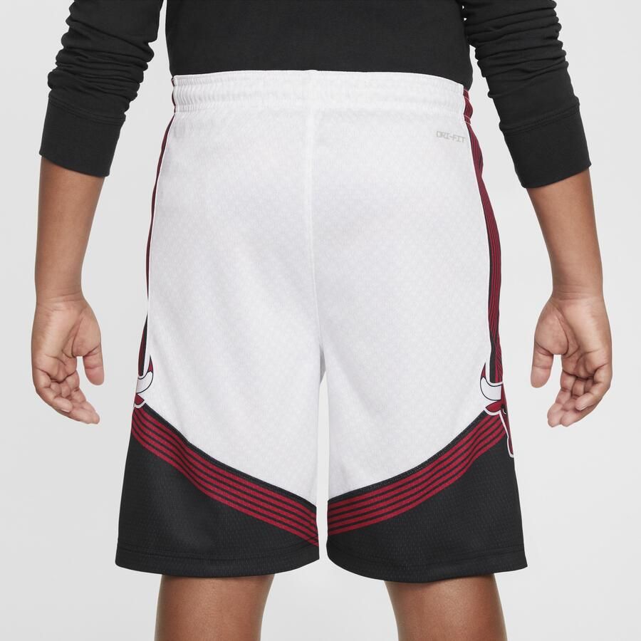 Nike Chicago Bulls Swingman NBA-shorts met Dri-FIT voor kids Wit