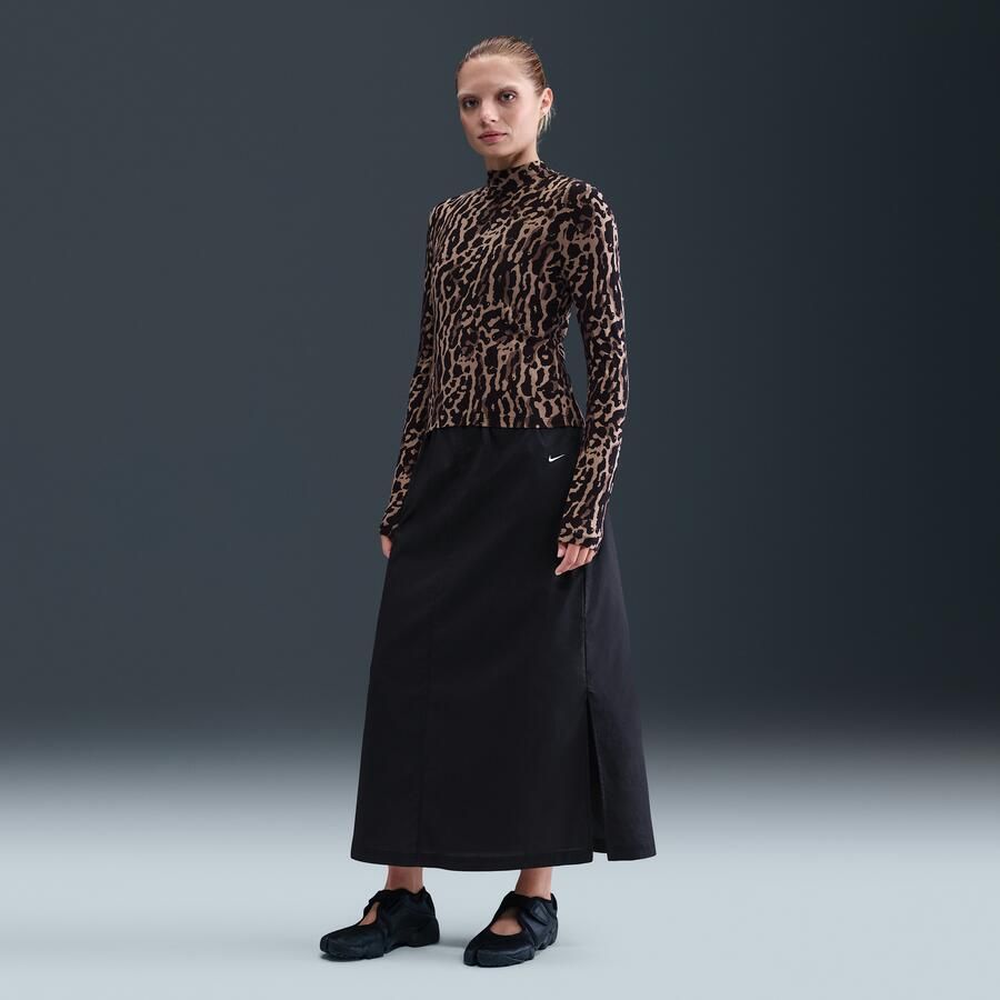 Nike Chill Knit aansluitend T-shirt met lange mouwen voor dames Zwart - Foto 3