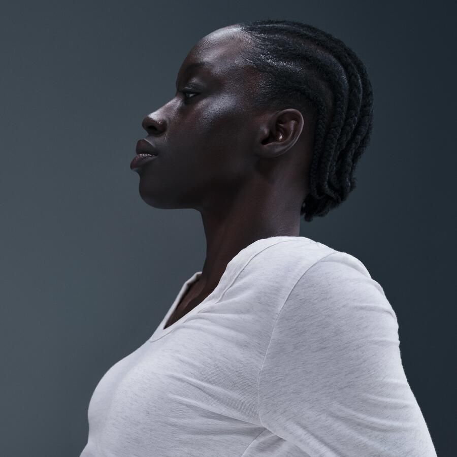 Nike Chill Knit damestop met lange mouwen Bruin - Foto 2