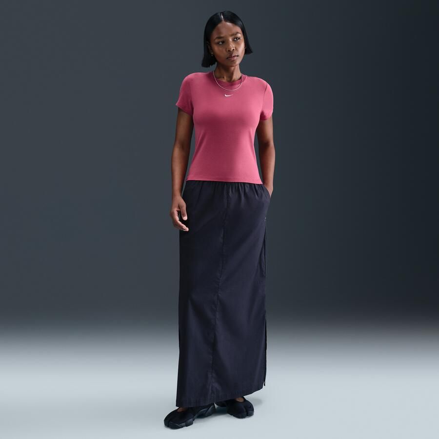 Nike Chill Knit T-shirt voor dames Paars - Foto 3