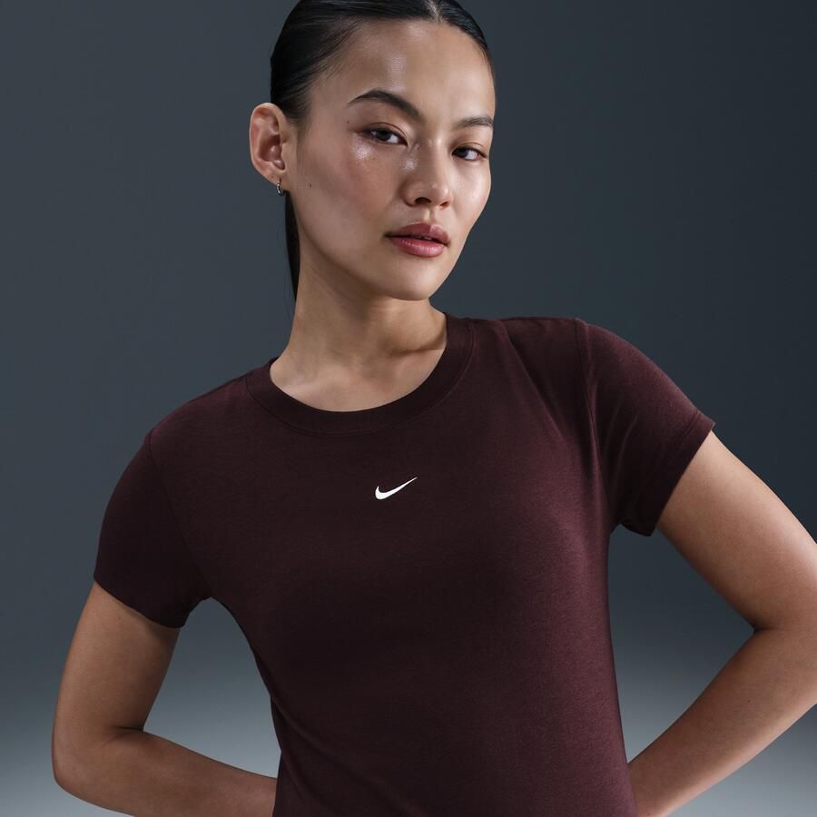 Nike Chill Knit T-shirt voor dames Rood - Foto 4