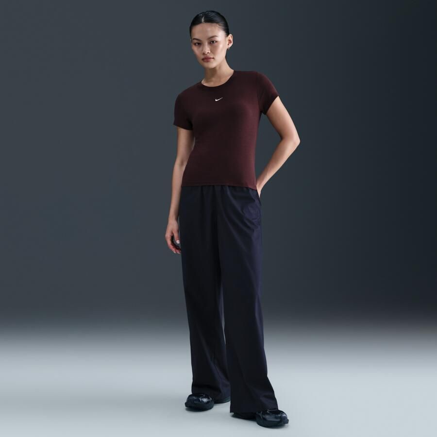 Nike Chill Knit T-shirt voor dames Rood - Foto 3