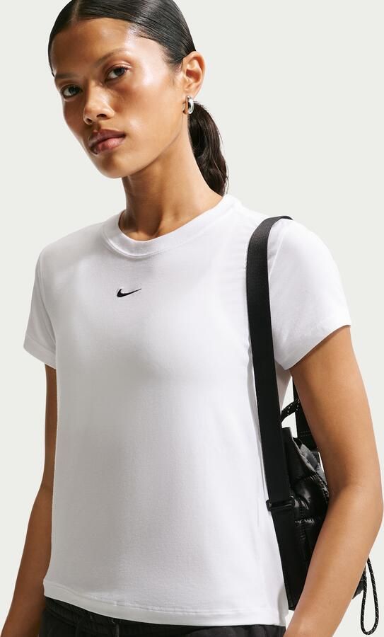 Nike Chill Knit T-shirt voor dames Wit - Foto 8
