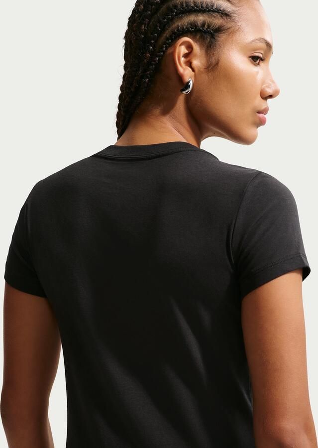 Nike Chill Knit T-shirt voor dames Zwart - Foto 3