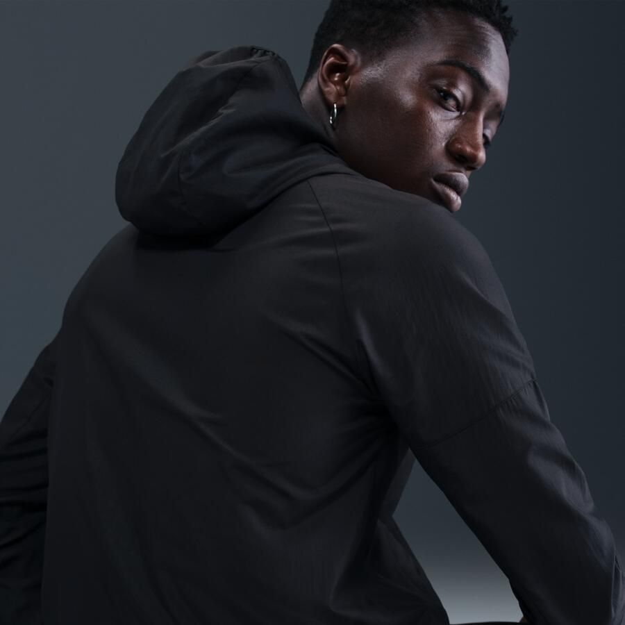 Nike City Side Hardloopjack voor heren Zwart