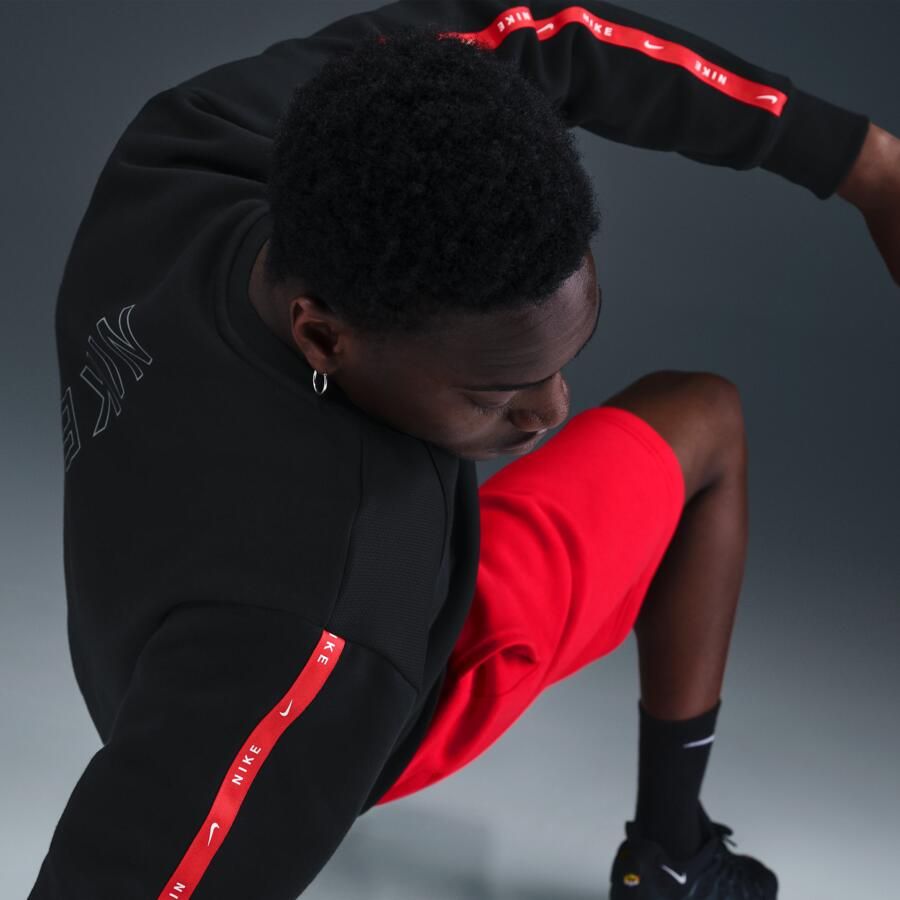 Nike City Side Sweatshirt van fleece met ronde hals voor heren Zwart - Foto 2