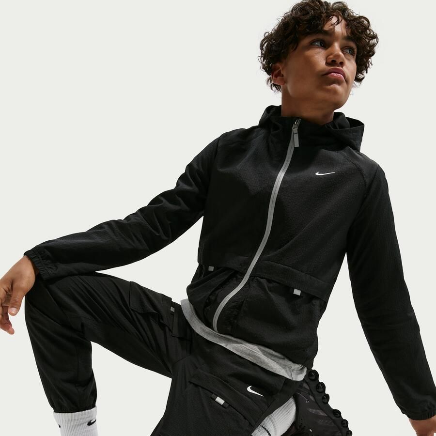 Nike City Utility geweven kinderbroek Zwart