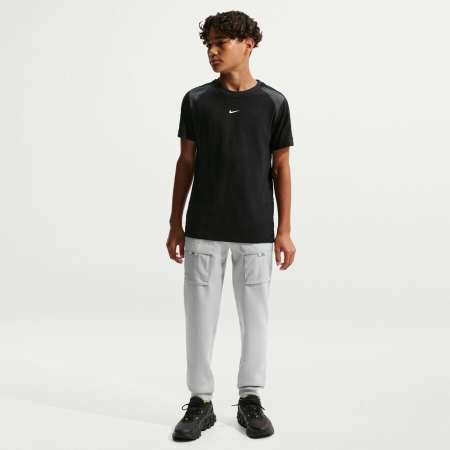 Nike City Utility top met korte mouwen voor kids Zwart - Foto 3