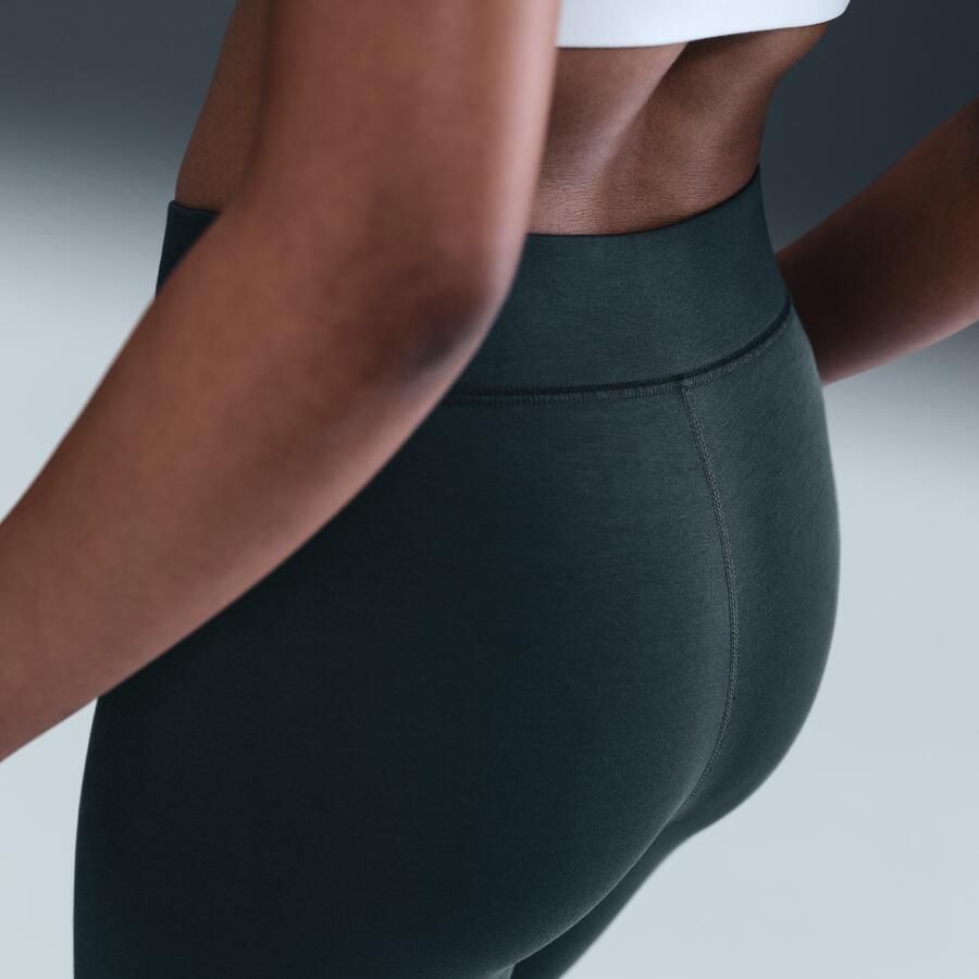Nike Classic 7 8-legging met hoge taille voor dames Groen - Foto 2