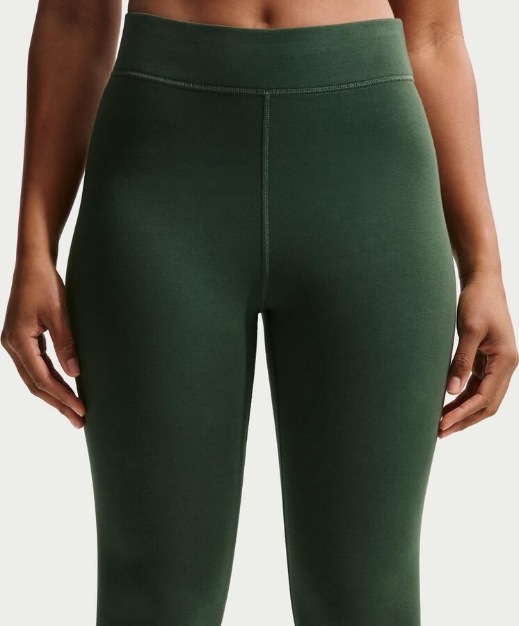 Nike Classic 7 8-legging met hoge taille voor dames Groen - Foto 2
