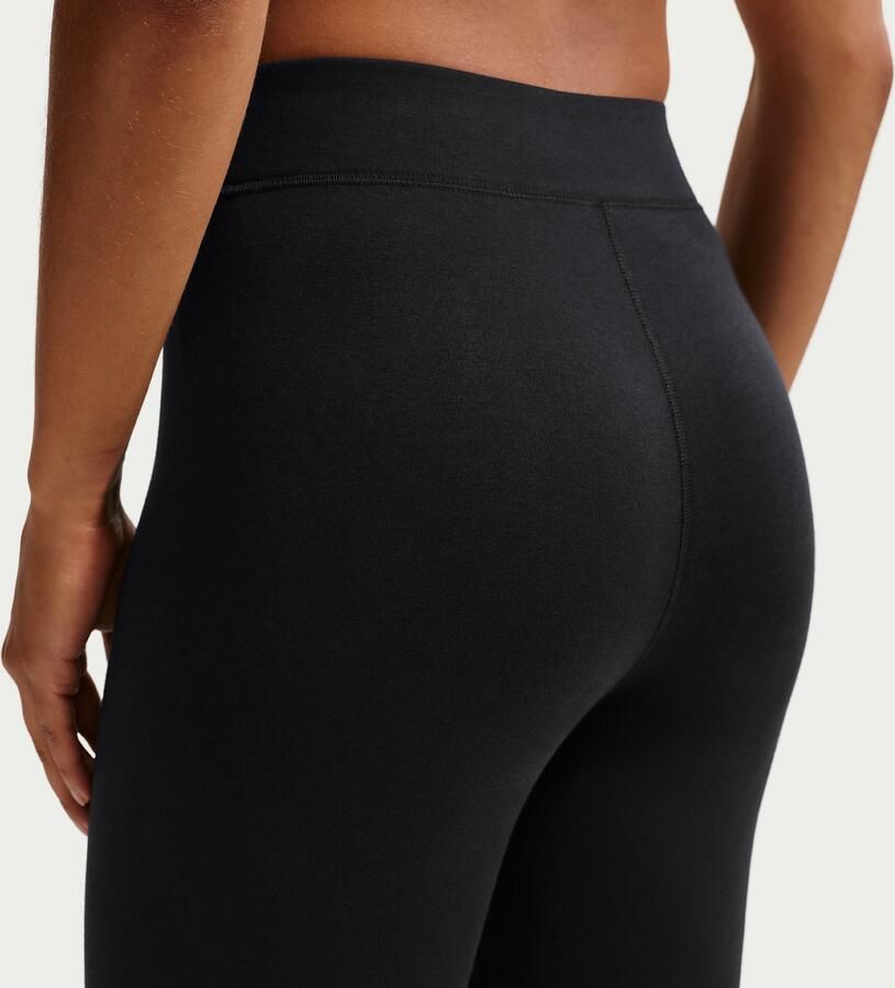 Nike Klassieke Leggings met Hoge Taille Zwart Wit Black Dames - Foto 3