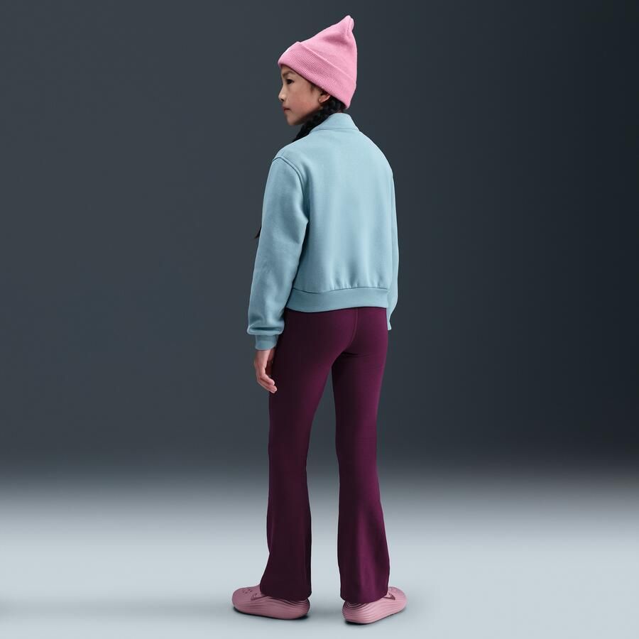 Nike Classic legging met hoge taille en wijde pijpen voor meisjes Rood - Foto 3