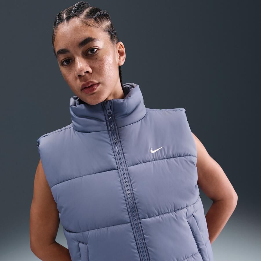 Nike Classic Puffer Therma-FIT ruimvallende bodywarmer voor dames Blauw - Foto 4
