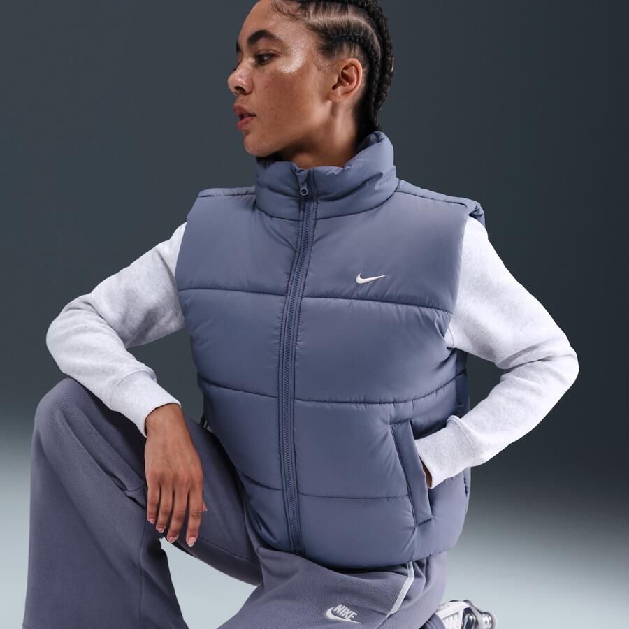 Nike Classic Puffer Therma-FIT ruimvallende bodywarmer voor dames Blauw - Foto 2