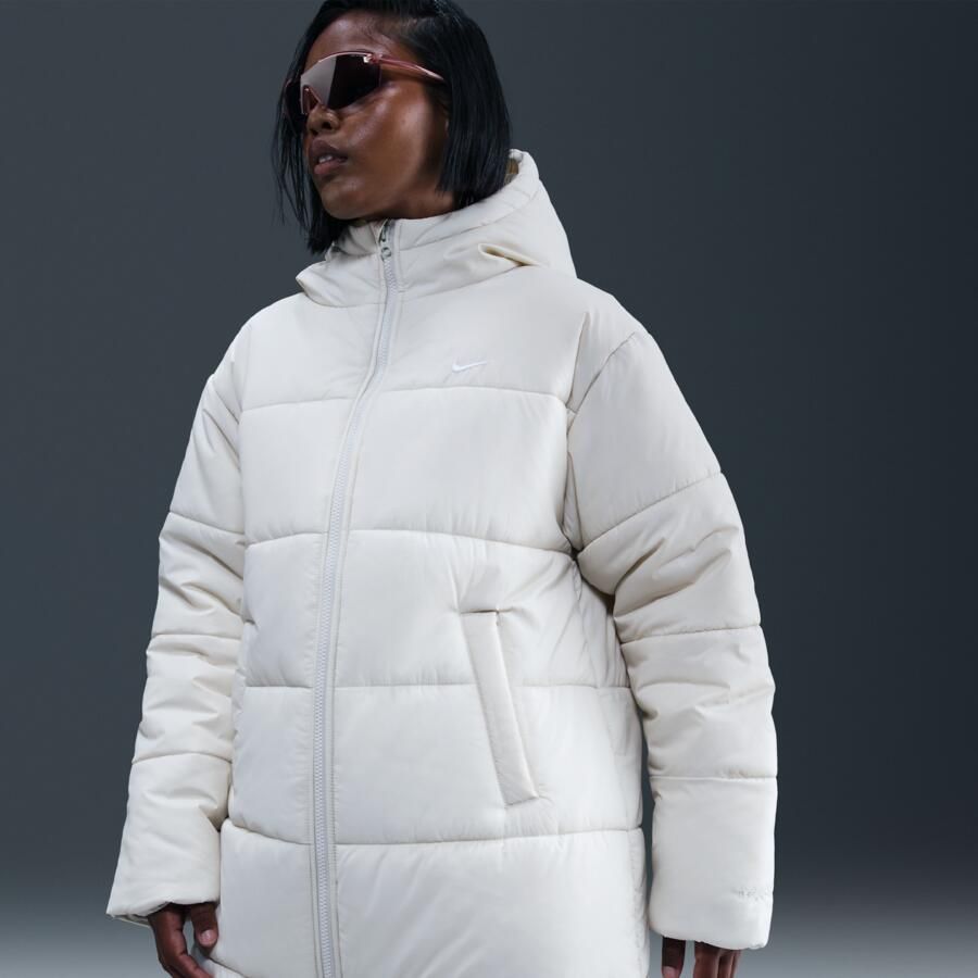 Nike Classic Therma-FIT ruimvallende parka met capuchon voor dames Grijs - Foto 4