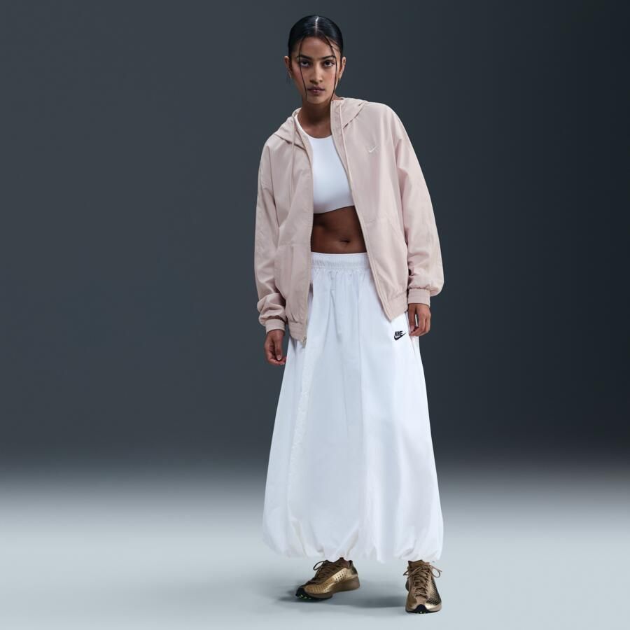 Nike Classic Wovens ruimvallend UV-damesjack met capuchon Roze - Foto 3