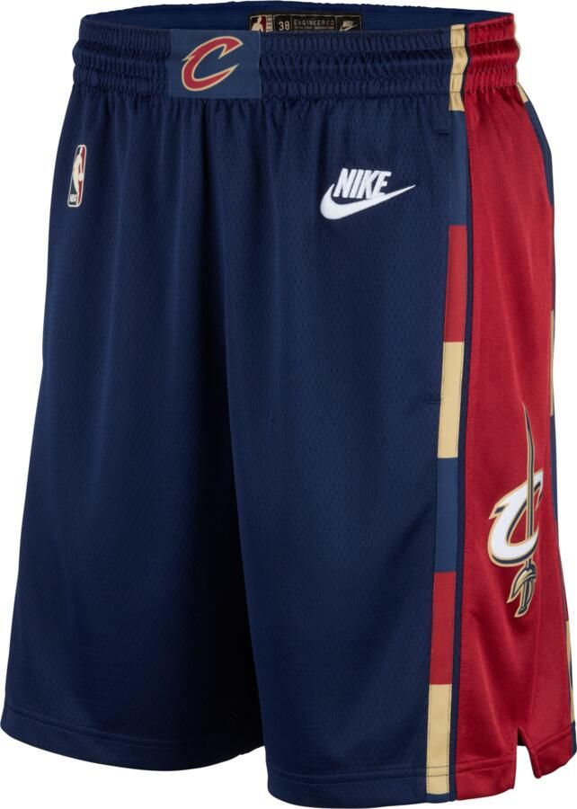 Nike Cleveland Cavaliers Swingman 2025 26 Hardwood Classics Dri-FIT NBA shorts voor heren Blauw - Foto 3
