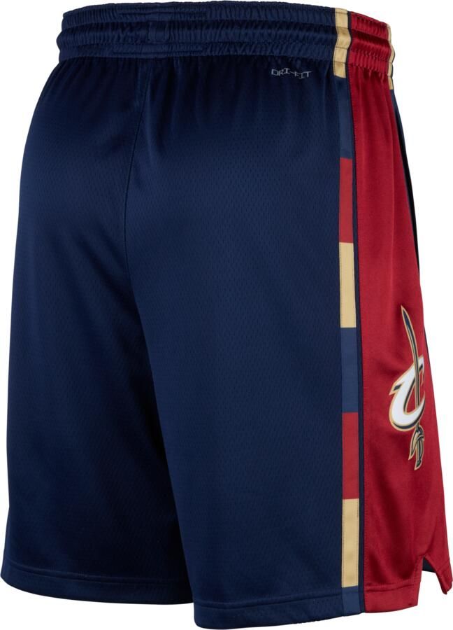 Nike Cleveland Cavaliers Swingman 2025 26 Hardwood Classics Dri-FIT NBA shorts voor heren Blauw