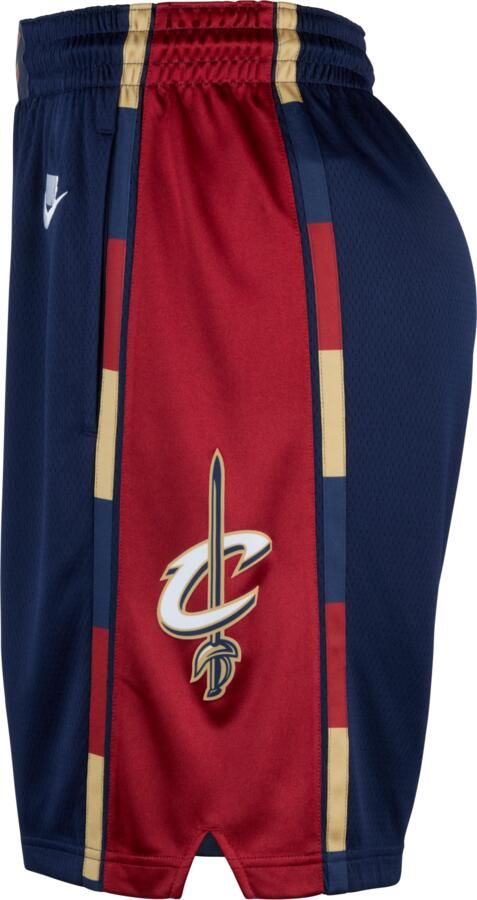 Nike Cleveland Cavaliers Swingman 2025 26 Hardwood Classics Dri-FIT NBA shorts voor heren Blauw - Foto 2