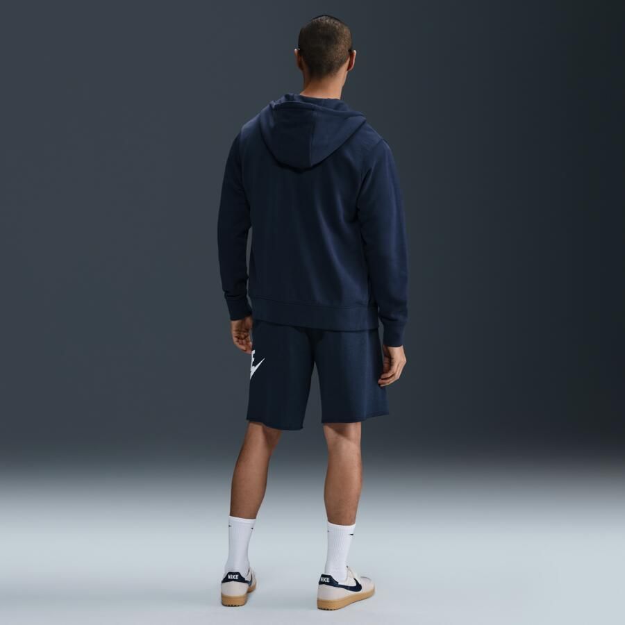 Nike Club Alumni herenshorts van sweatstof Blauw - Foto 3