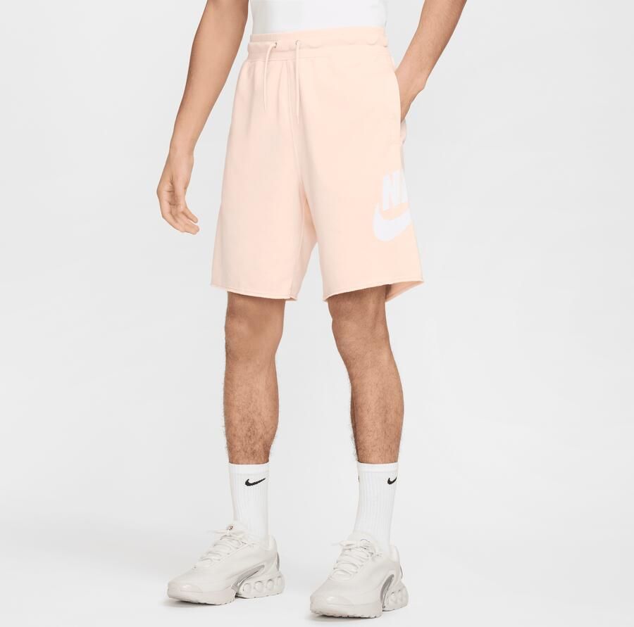 Nike Club Alumni herenshorts van sweatstof Roze - Foto 4
