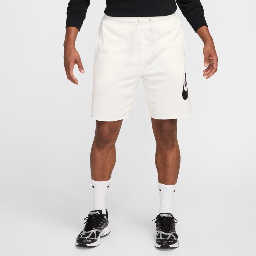 Nike Club Alumni herenshorts van sweatstof Wit - Foto 4