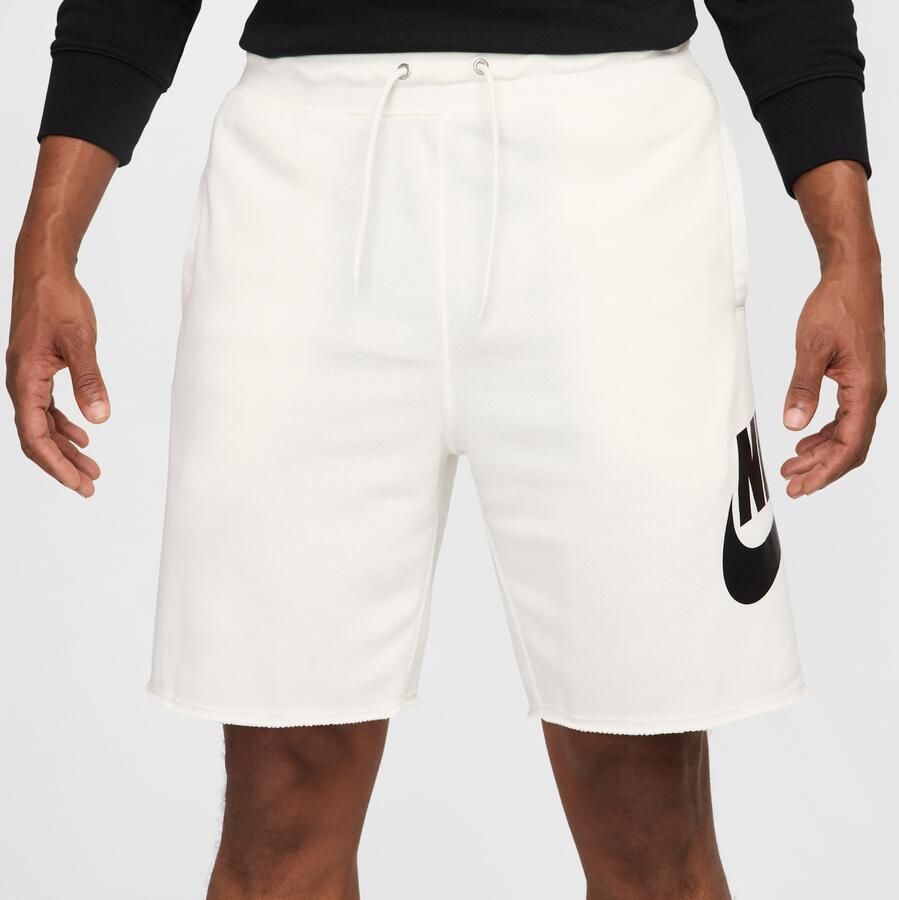 Nike Club Alumni herenshorts van sweatstof Wit - Foto 2