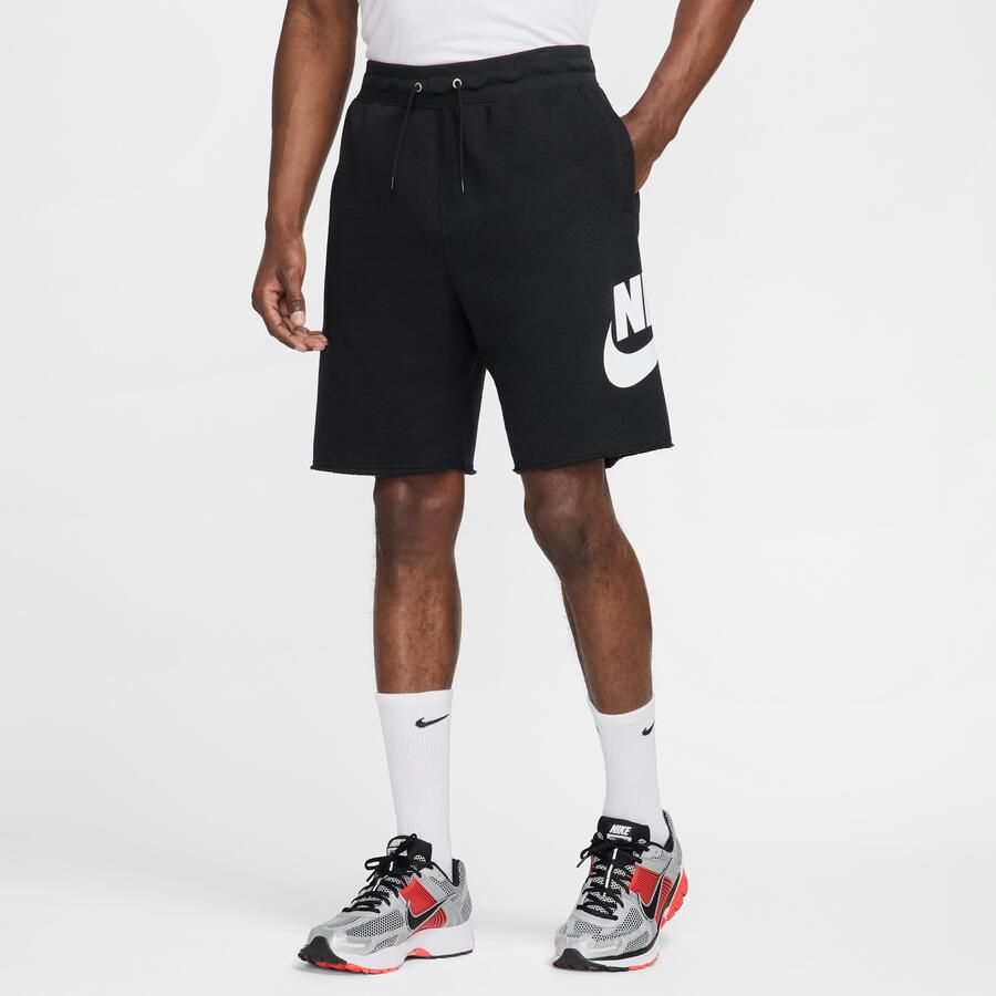 Nike Club Alumni herenshorts van sweatstof Zwart - Foto 4