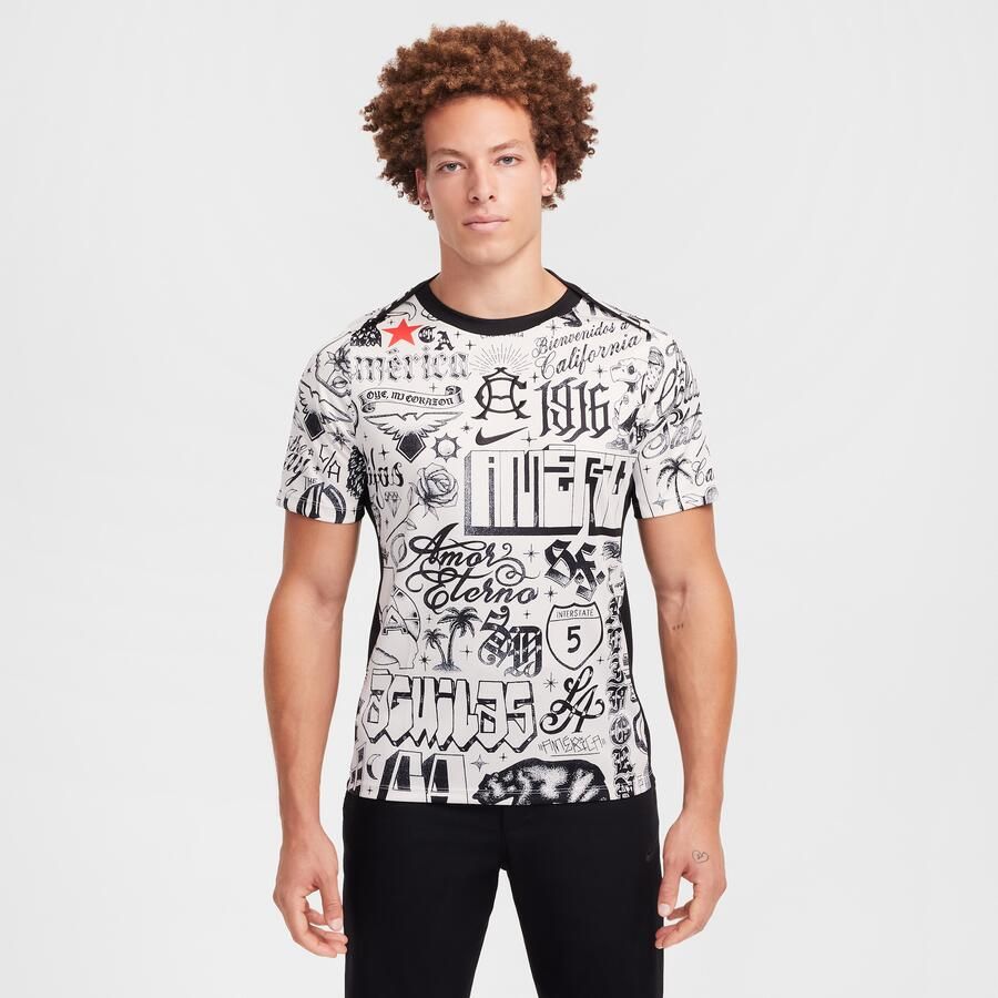 Nike Club América Academy Pro SE Dri-FIT warming-up voetbalshirt met korte mouwen voor heren Bruin - Foto 4