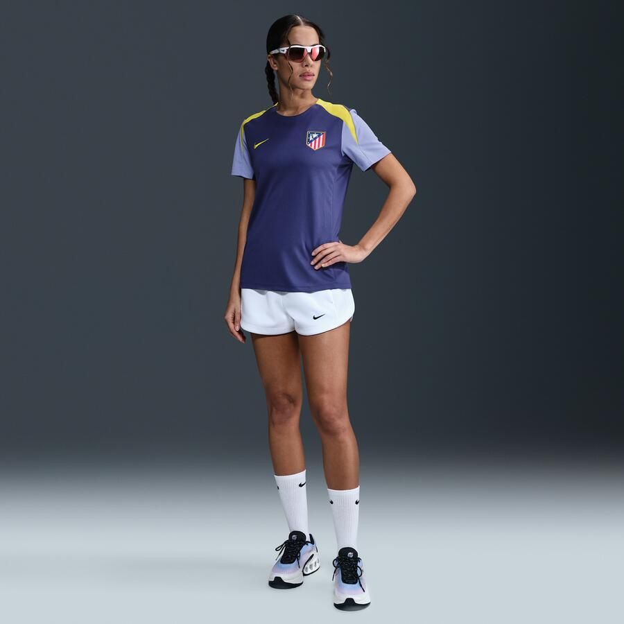 Nike Club Atlético de Madrid Strike Dri-FIT voetbaltop met korte mouwen voor dames Paars - Foto 3
