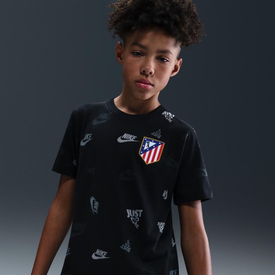 Nike Club Atlético de Madrid voetbalshirt voor kids Zwart - Foto 4