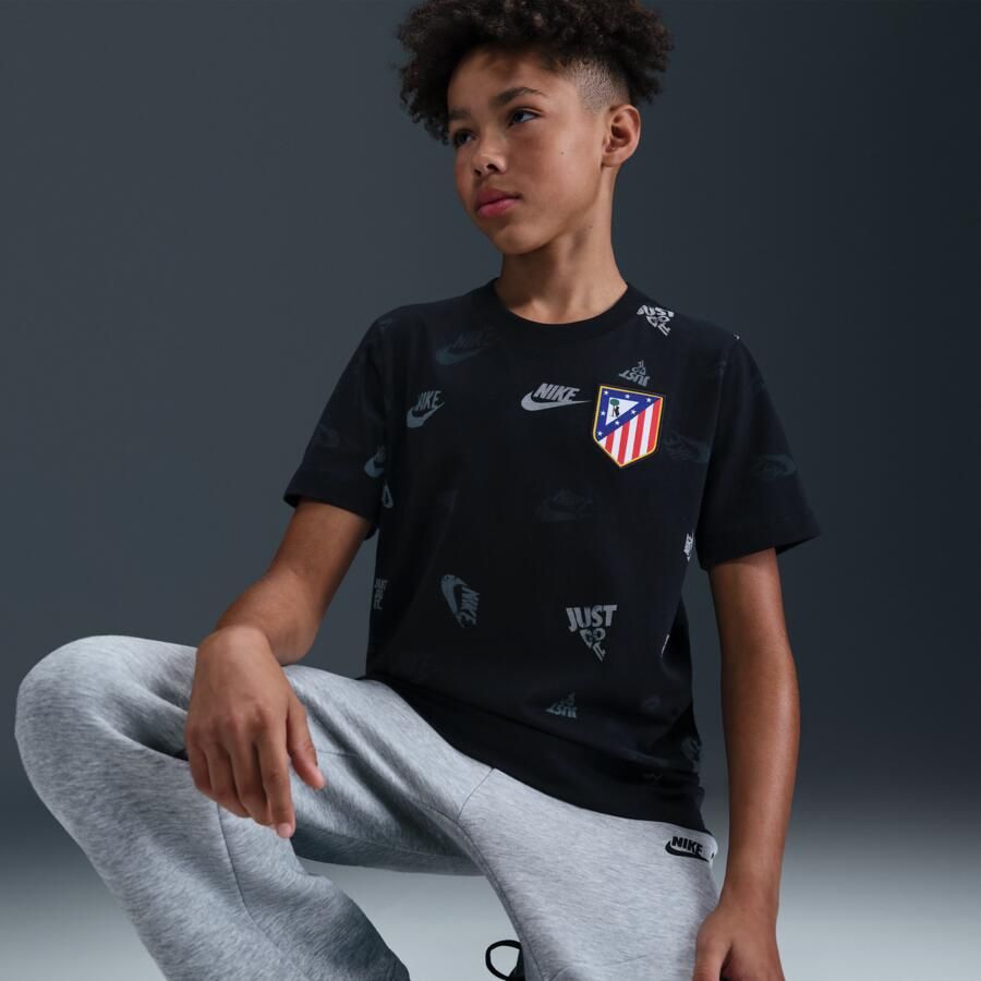 Nike Club Atlético de Madrid voetbalshirt voor kids Zwart - Foto 2
