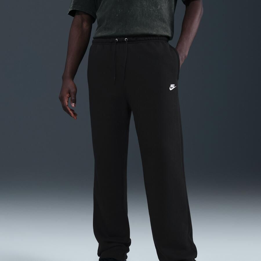 Nike Club bungeebroek van fleece voor heren Zwart - Foto 2