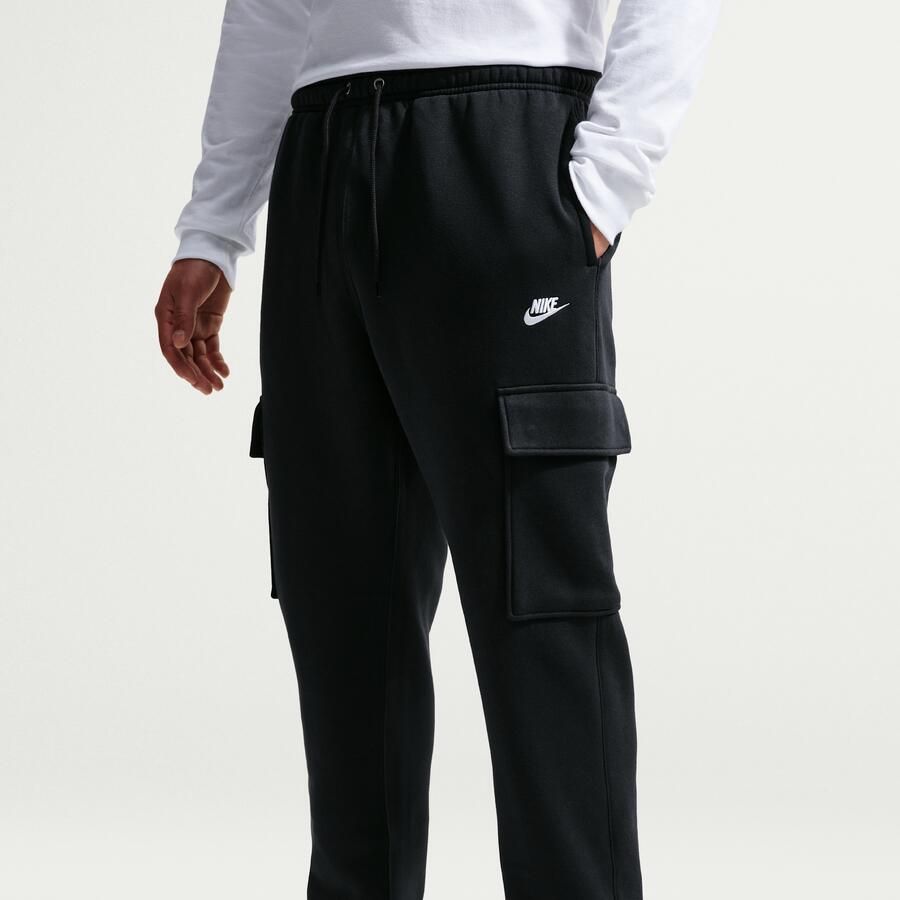 Nike Club cargobroek van fleece voor heren Zwart - Foto 2