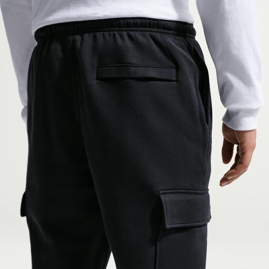 Nike Club cargobroek van fleece voor heren Zwart - Foto 3