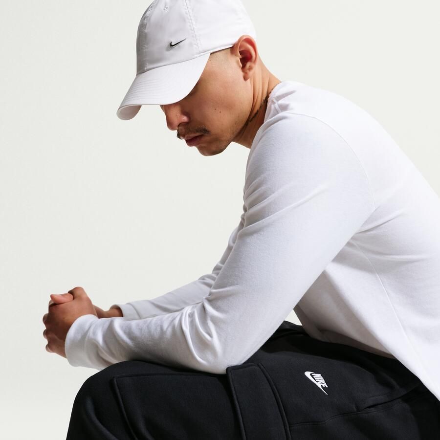 Nike Club cargobroek van fleece voor heren Zwart - Foto 4