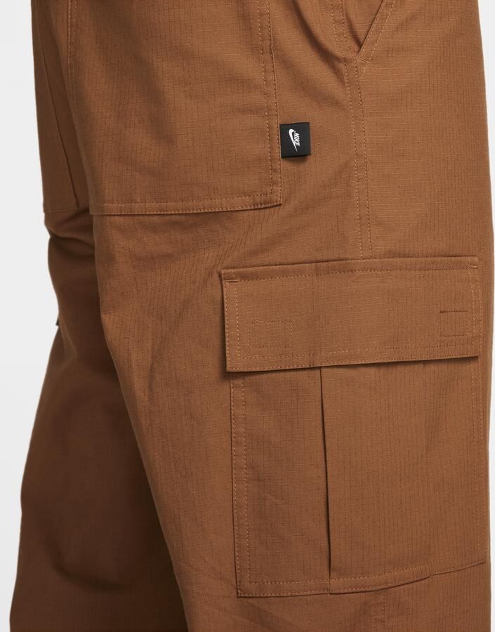 Nike Cargo Broek Ripstop Katoen Rechte Pijp Brown Heren - Foto 2