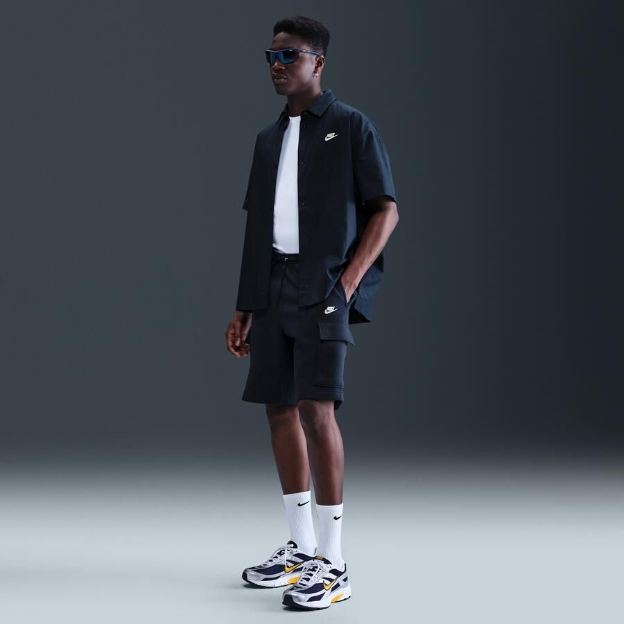 Nike Club cargoshorts van fleece voor heren Blauw - Foto 4