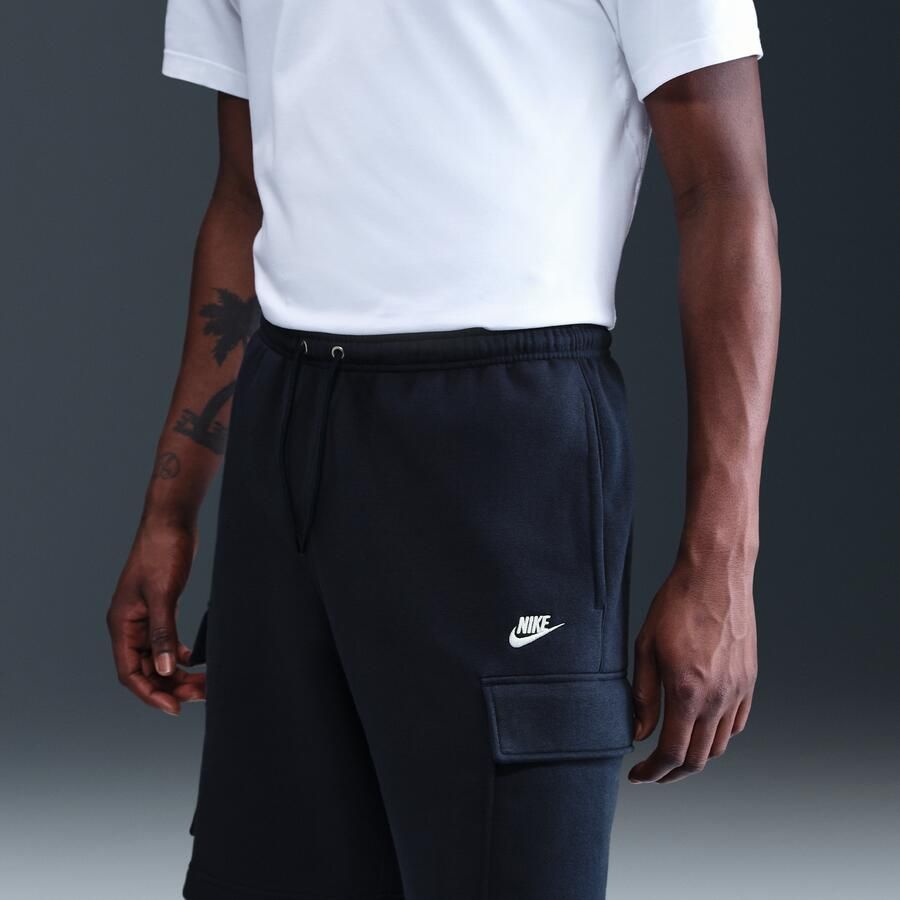 Nike Club cargoshorts van fleece voor heren Blauw