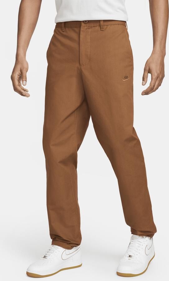 Nike Club chinobroek voor heren Bruin - Foto 3