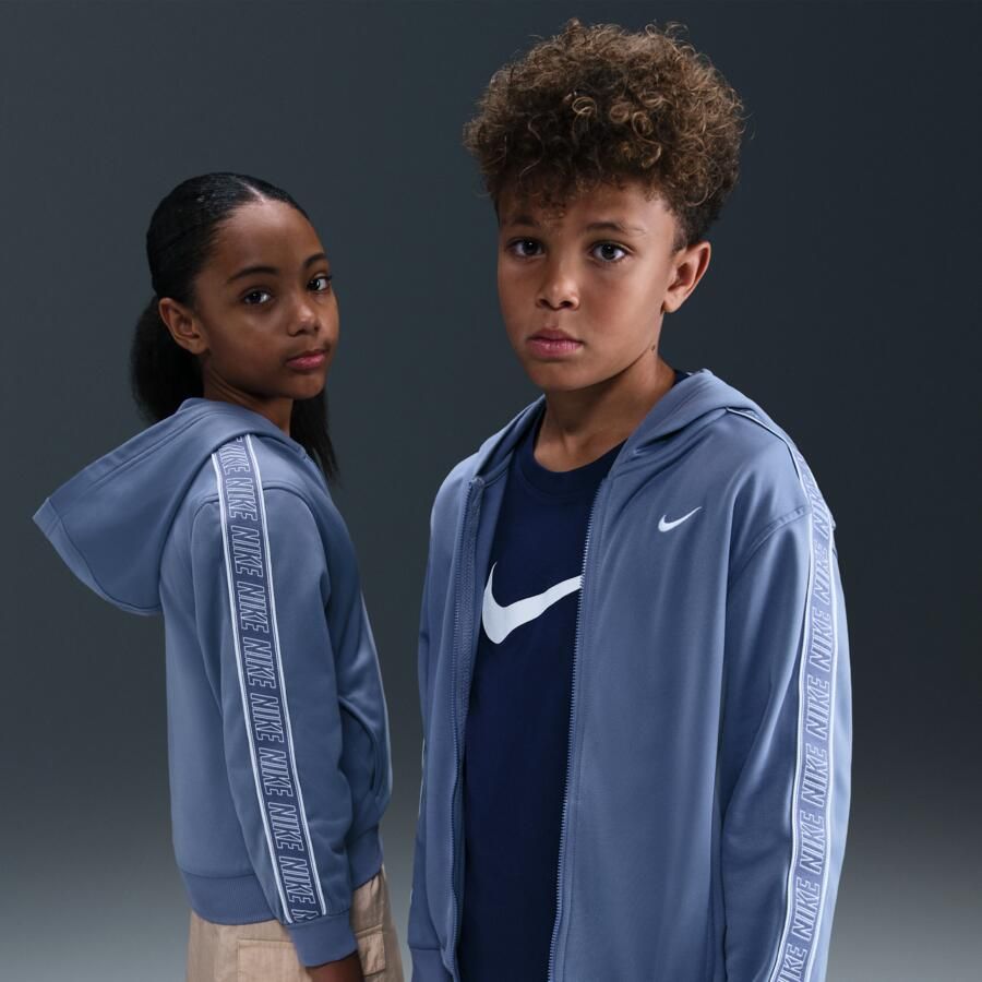 Nike Club Dri-FIT hoodie met rits voor kids Blauw - Foto 4