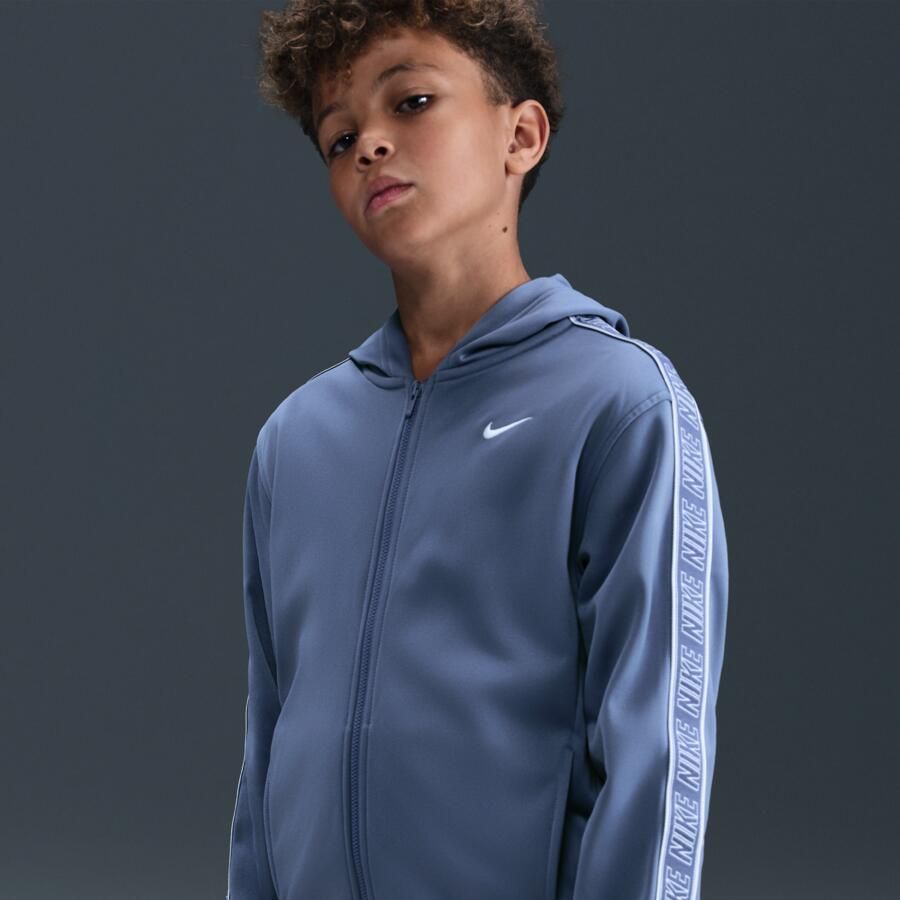 Nike Club Dri-FIT hoodie met rits voor kids Blauw - Foto 2