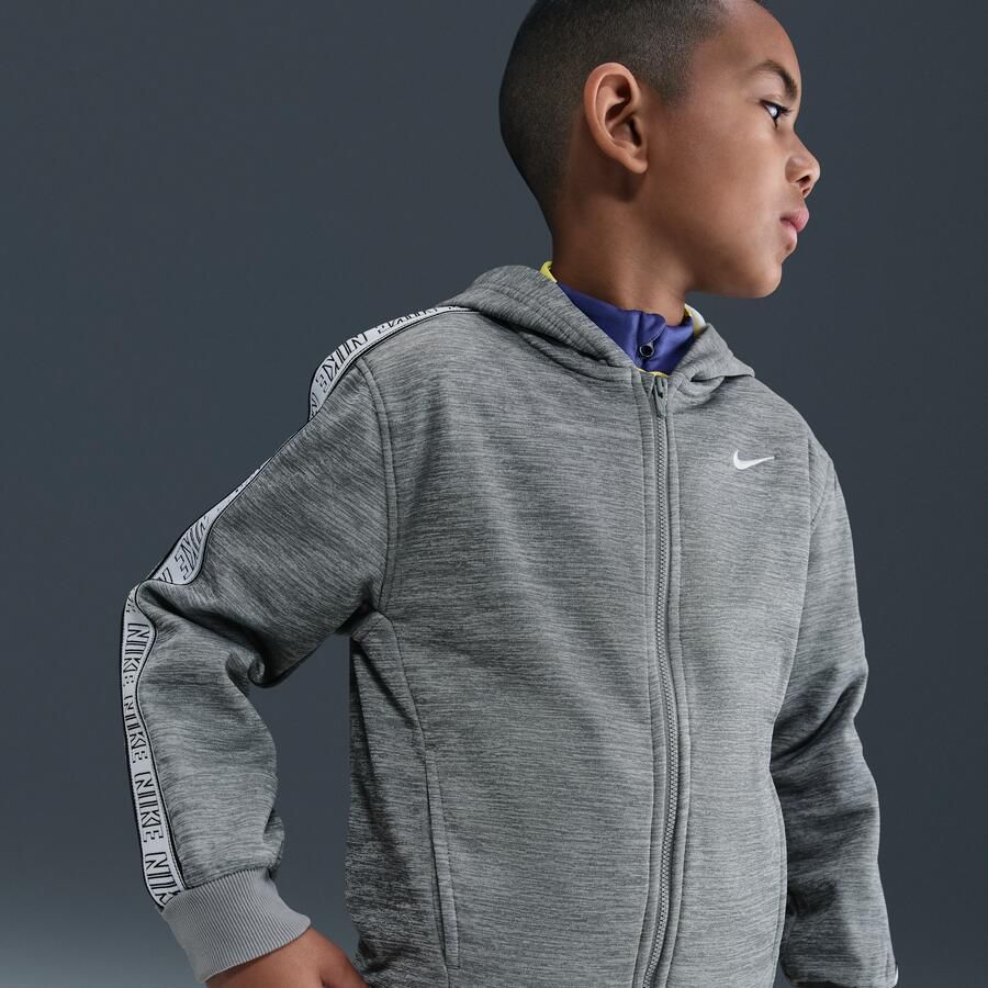 Nike Club Dri-FIT hoodie met rits voor kids Grijs - Foto 2