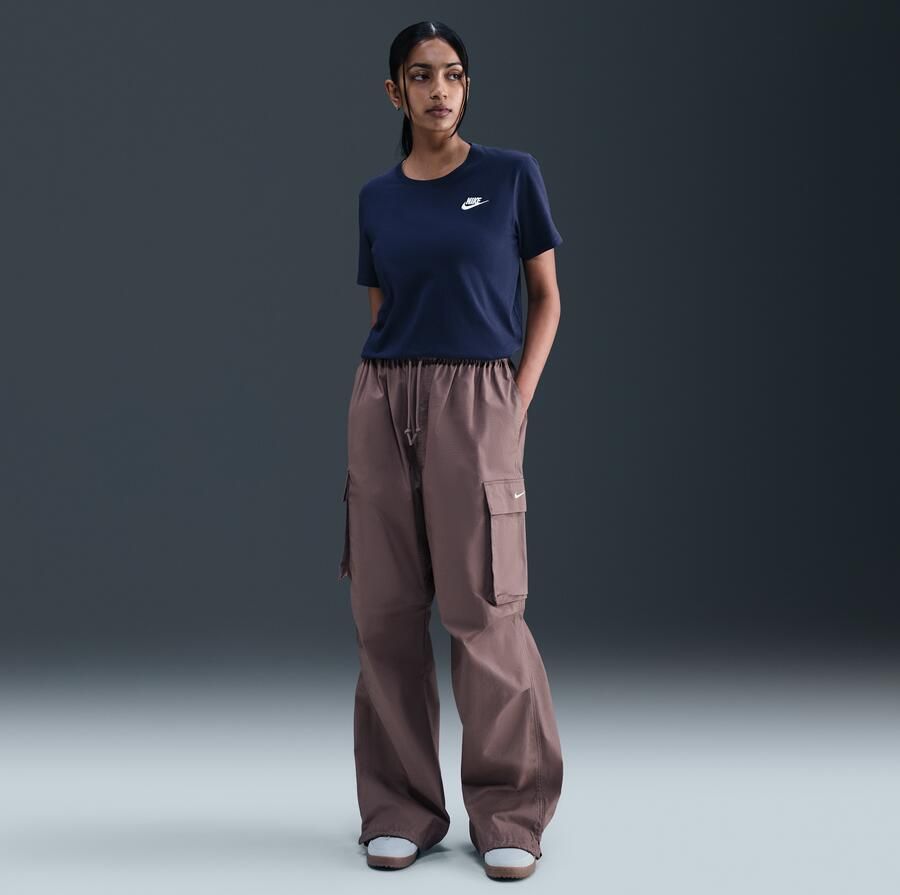 Nike Club Essentials T-shirt voor dames Blauw - Foto 3