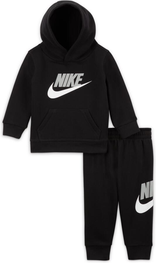 Nike Club Fleece Babyset met hoodie en broek (12-24 maanden) Zwart - Foto 2