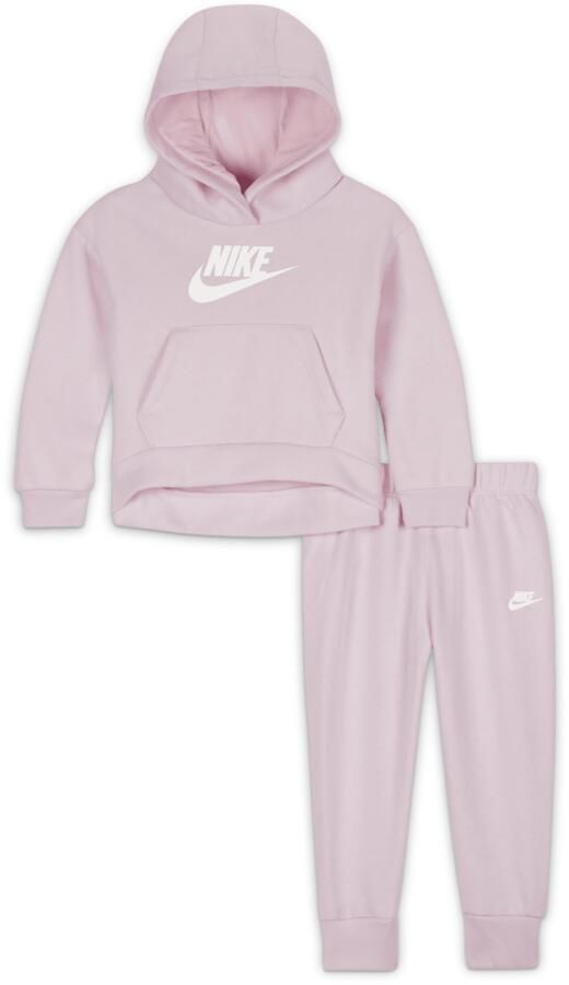Nike Club Fleece Babyset met hoodie en joggingbroek (12-24 maanden) Roze - Foto 2