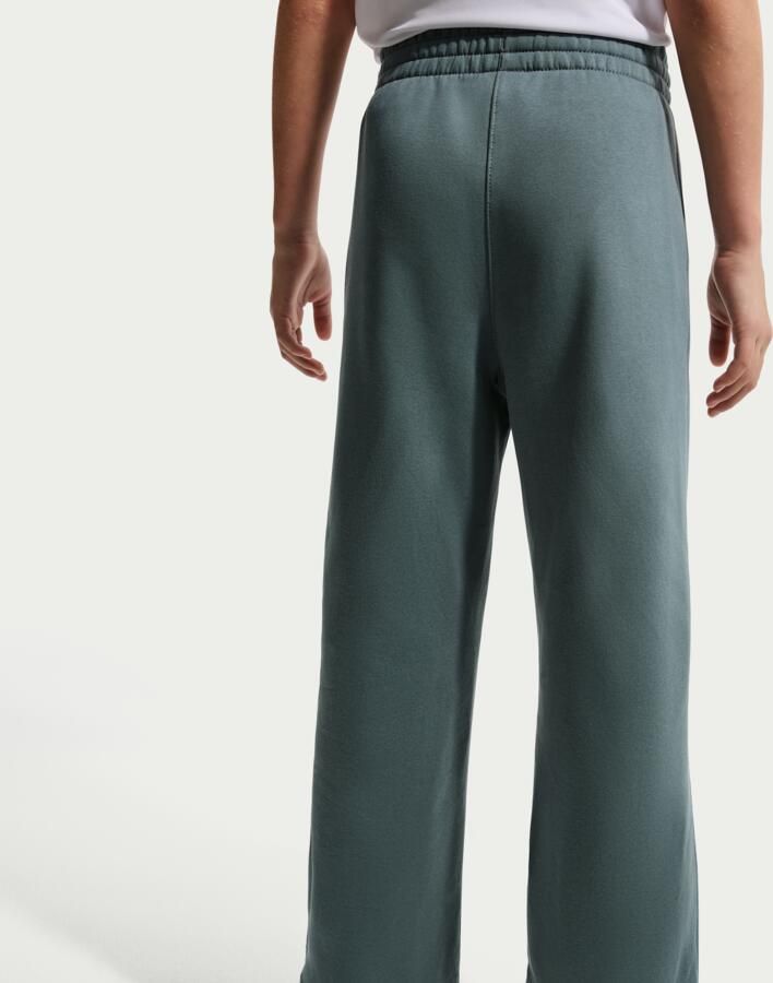 Nike Club Fleece broek met wijde pijpen voor meisjes Grijs - Foto 3